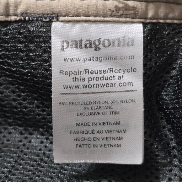 Patagonia Stretch Wavefarer Walk Shorts In Forge Grey Sz 35 - Picture 10 of 12